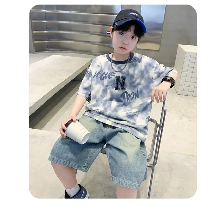 Boys T-Shirt Grey Iron Print Summer 2026 — feature 17