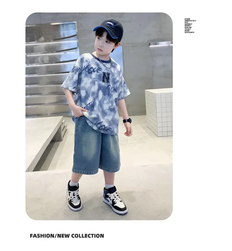 Boys T-Shirt Grey Iron Print Summer 2026 — feature 18