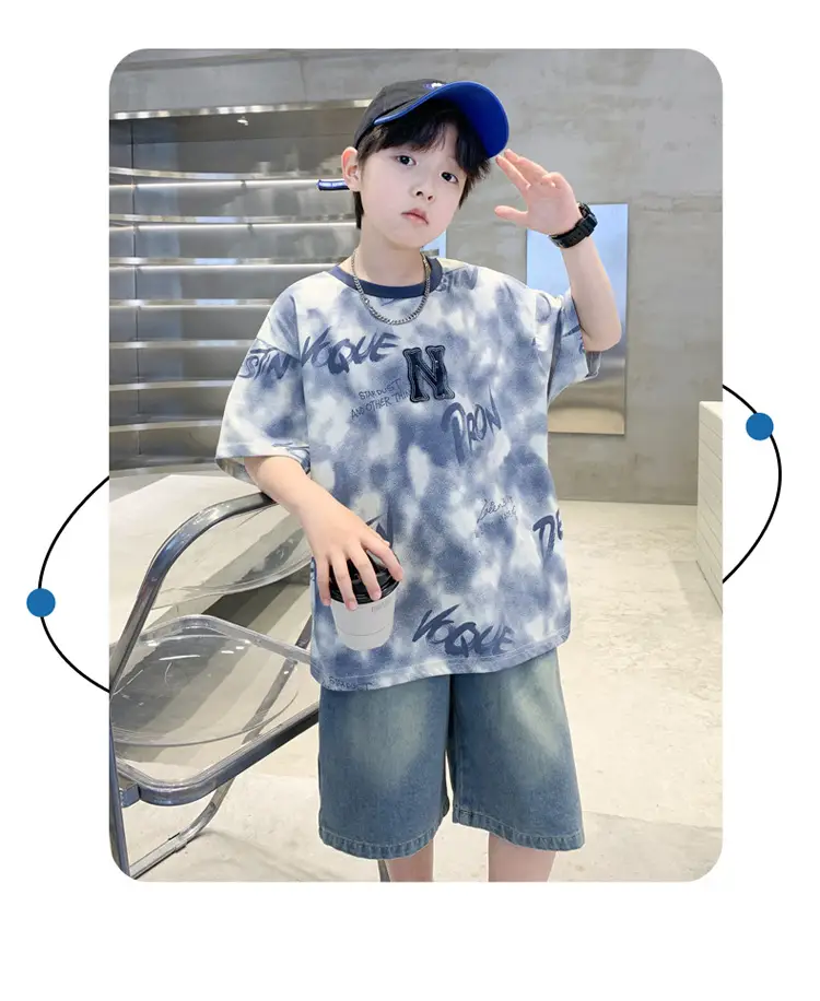 Boys T-Shirt Grey Iron Print Summer 2026 — feature 20