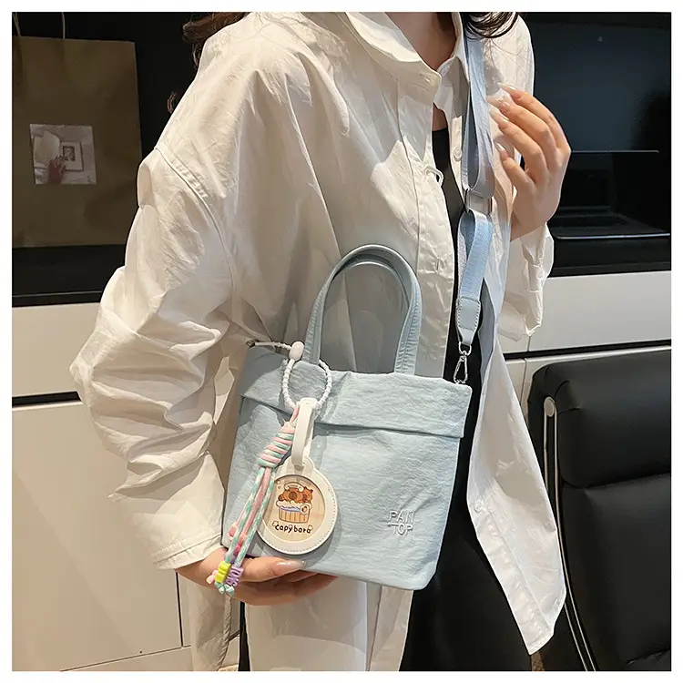 Grey Women's Crossbody Tote Bag with Shoulder Strap — feature 17