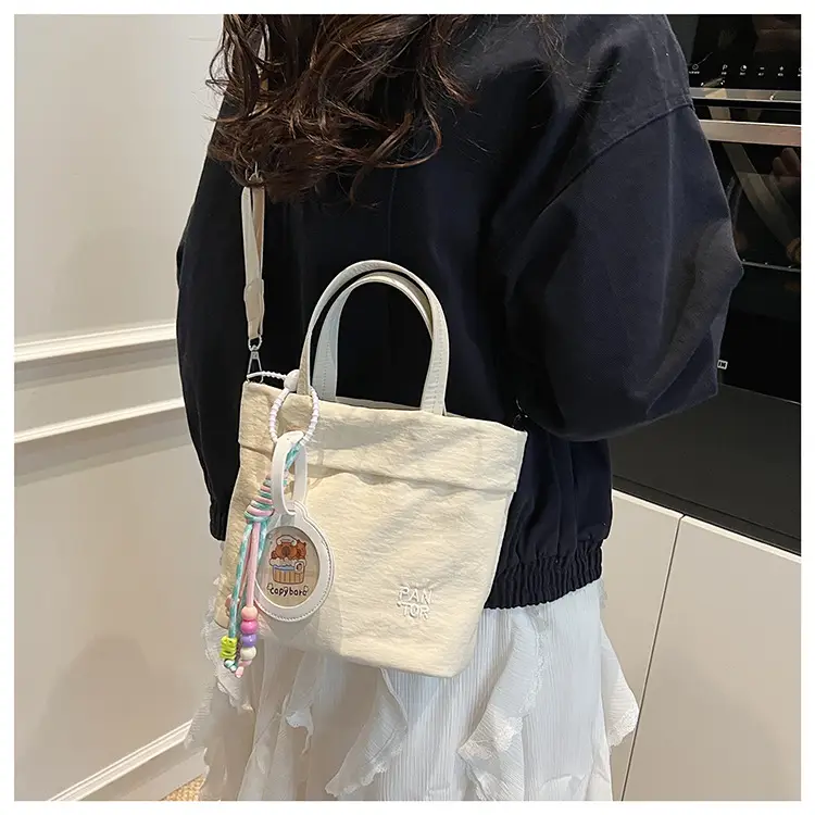 Grey Women's Crossbody Tote Bag with Shoulder Strap — feature 26