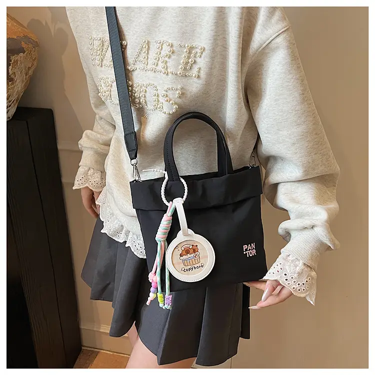 Grey Women's Crossbody Tote Bag with Shoulder Strap — feature 29