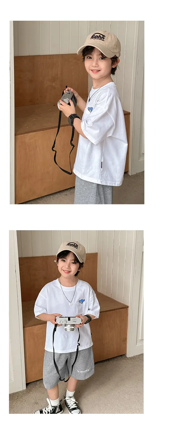 Boys Pure Cotton Short Sleeve T-Shirt Summer Wear — feature 12