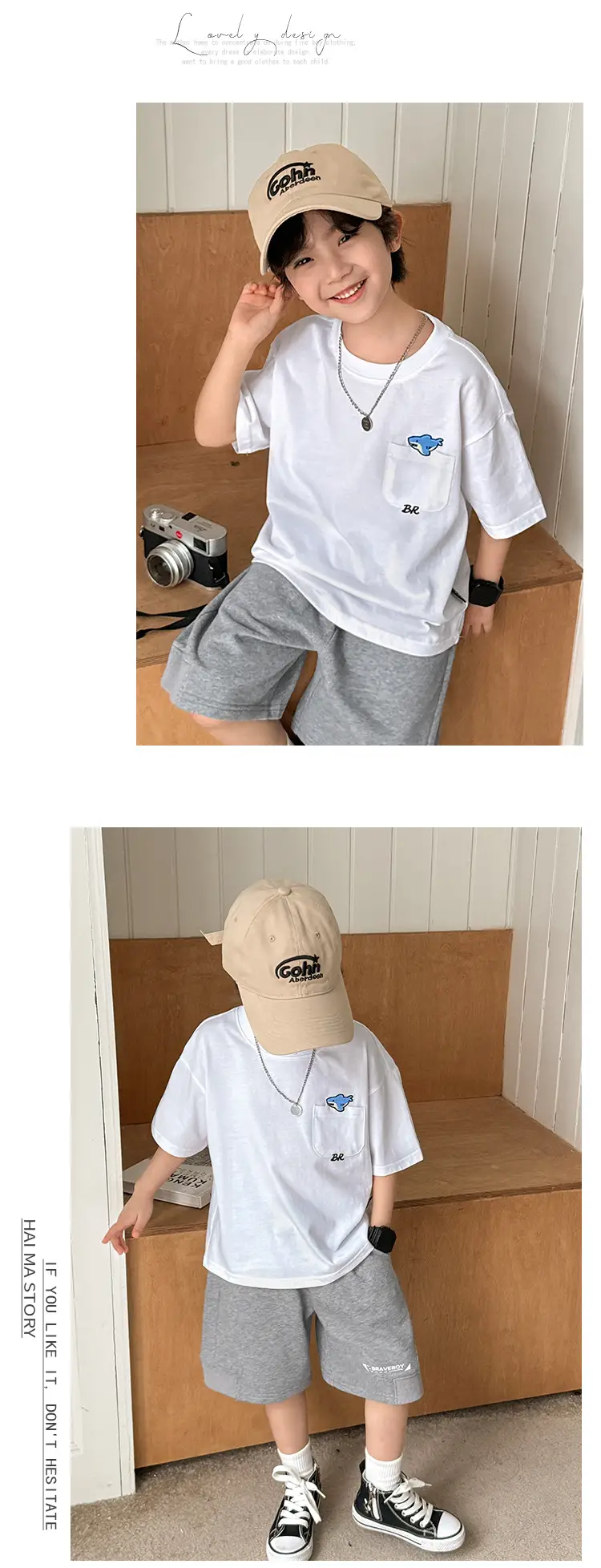 Boys Pure Cotton Short Sleeve T-Shirt Summer Wear — feature 9