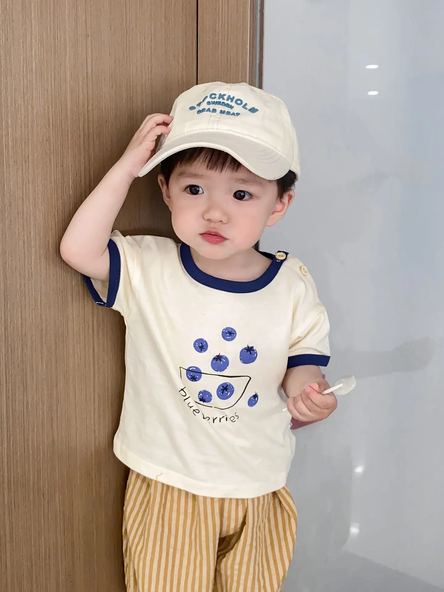 Boys Summer T-Shirt Cap Shorts Set 2025 - Image 27