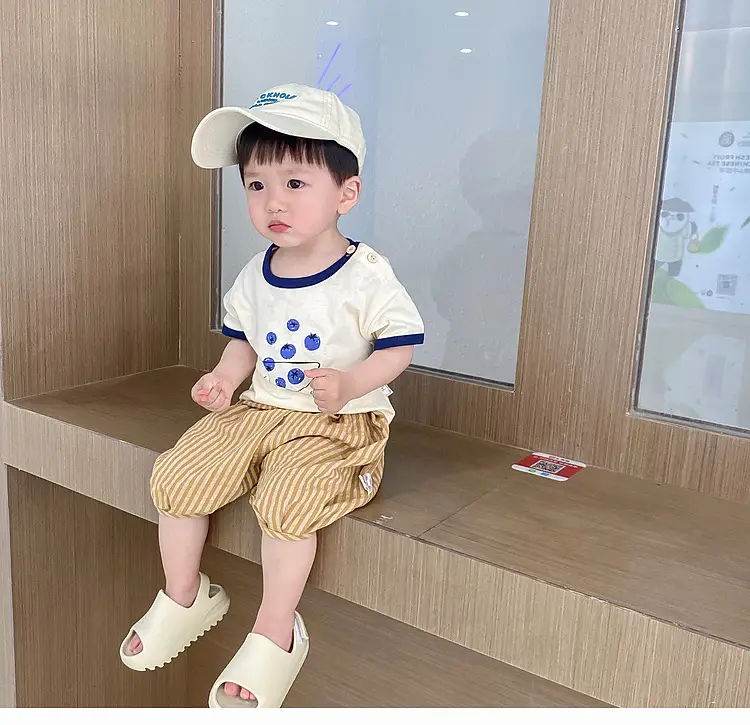 Boys Summer T-Shirt Cap Shorts Set 2025 — feature 1