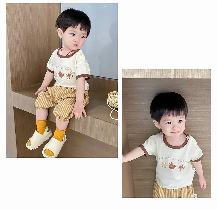 Boys Summer T-Shirt Cap Shorts Set 2025 — feature 17
