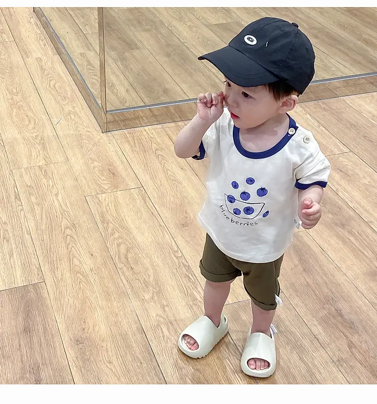 Boys Summer T-Shirt Cap Shorts Set 2025 — feature 19