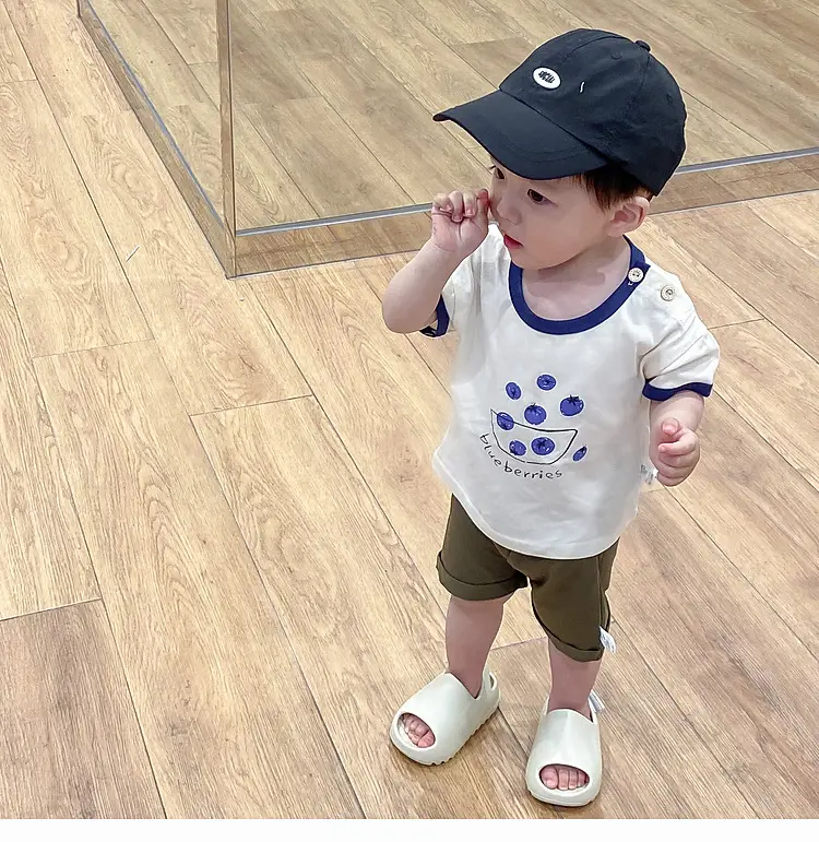 Boys Summer T-Shirt Cap Shorts Set 2025 — feature 3