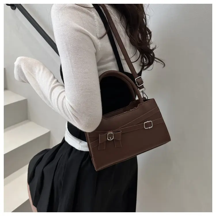 Women's Sweet Bow Crossbody Bag Beige 2025 — feature 11