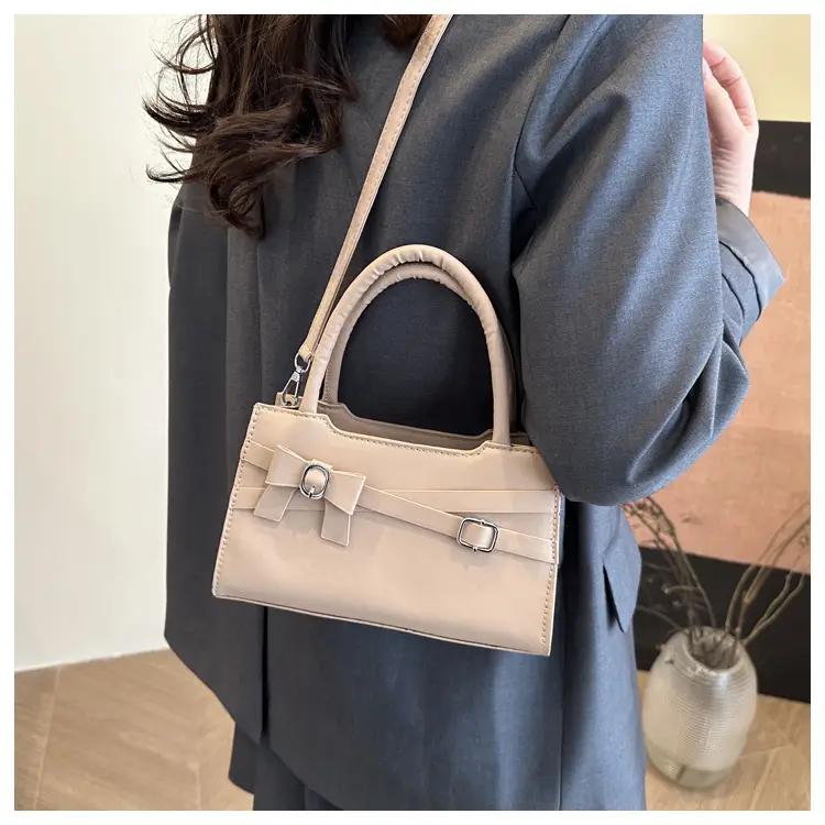 Women's Sweet Bow Crossbody Bag Beige 2025 — feature 8