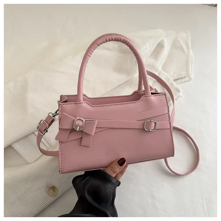 Women's Sweet Bow Crossbody Bag Beige 2025 - Image 5