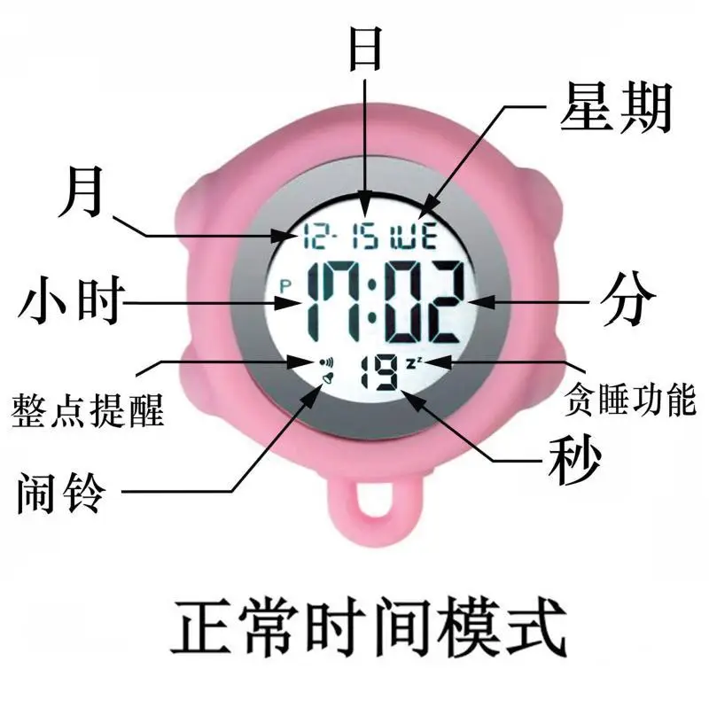 Telescopic Electronic Digital Nurse Watch with Flower Hook - Image 62
