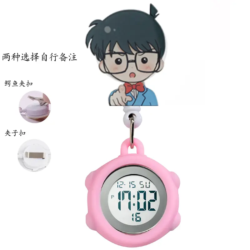 Telescopic Electronic Digital Nurse Watch with Flower Hook - Image 27