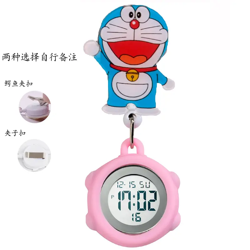Telescopic Electronic Digital Nurse Watch with Flower Hook - Image 28
