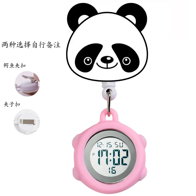 Telescopic Electronic Digital Nurse Watch with Flower Hook - Image 32