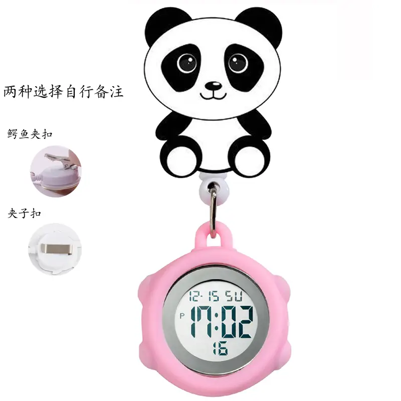 Telescopic Electronic Digital Nurse Watch with Flower Hook - Image 34