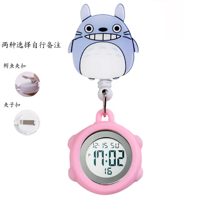 Telescopic Electronic Digital Nurse Watch with Flower Hook - Image 36