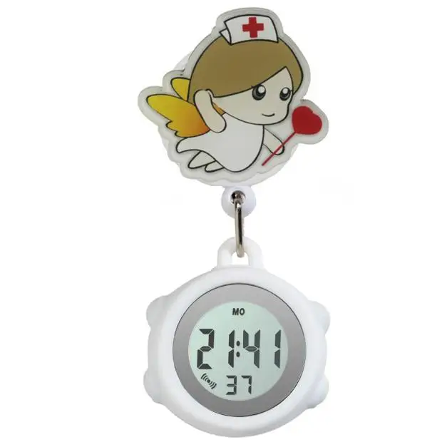 Telescopic Electronic Digital Nurse Watch with Flower Hook - Image 54