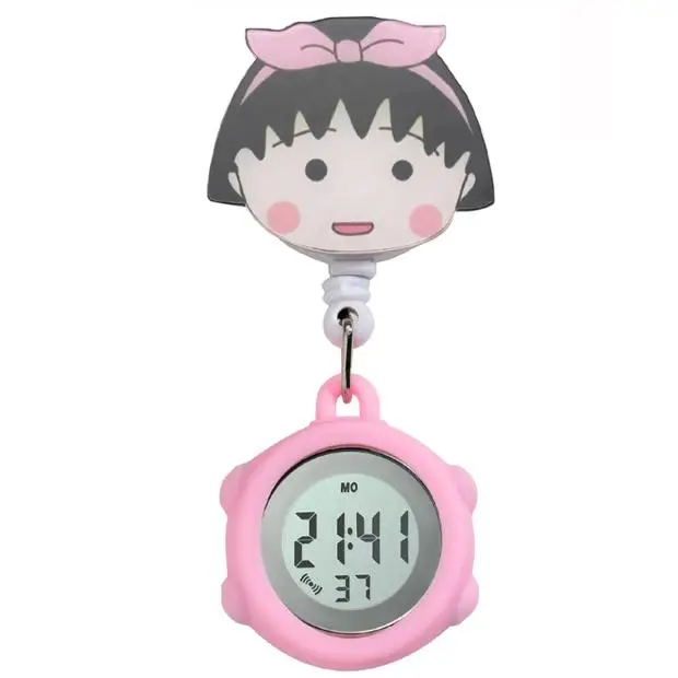 Telescopic Electronic Digital Nurse Watch with Flower Hook - Image 6