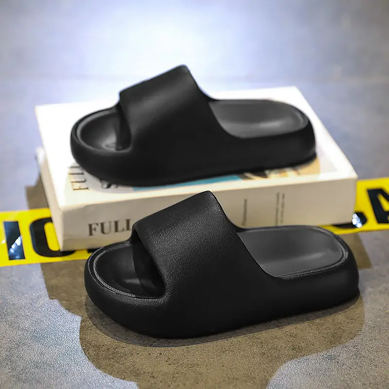 Black Women's Thick Sole Slippers 2025