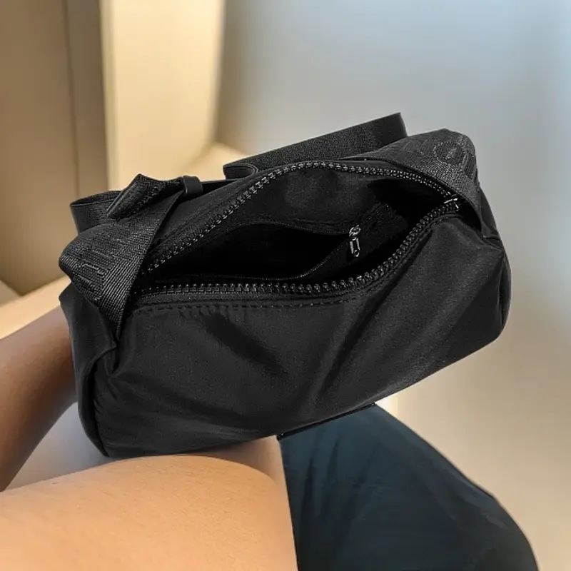 Black Crossbody Bag for Men Women 2025 Summer — feature 5