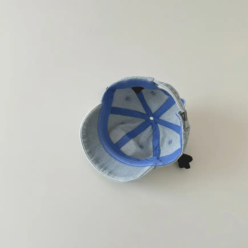 Blue & Grey Cartoon Baby Hats for Boys Girls Spring Autumn 2025