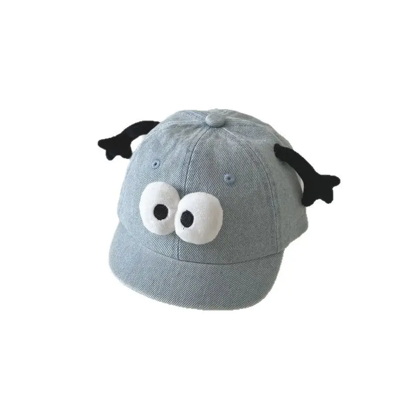Blue & Grey Cartoon Baby Hats for Boys Girls Spring Autumn 2025