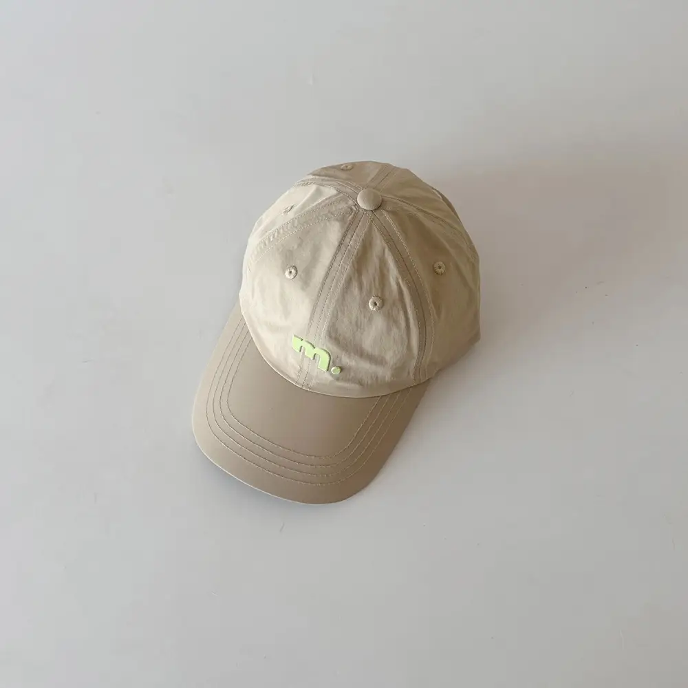 Kids Sun Cap with Logo 2025 Pink White Black - Image 2