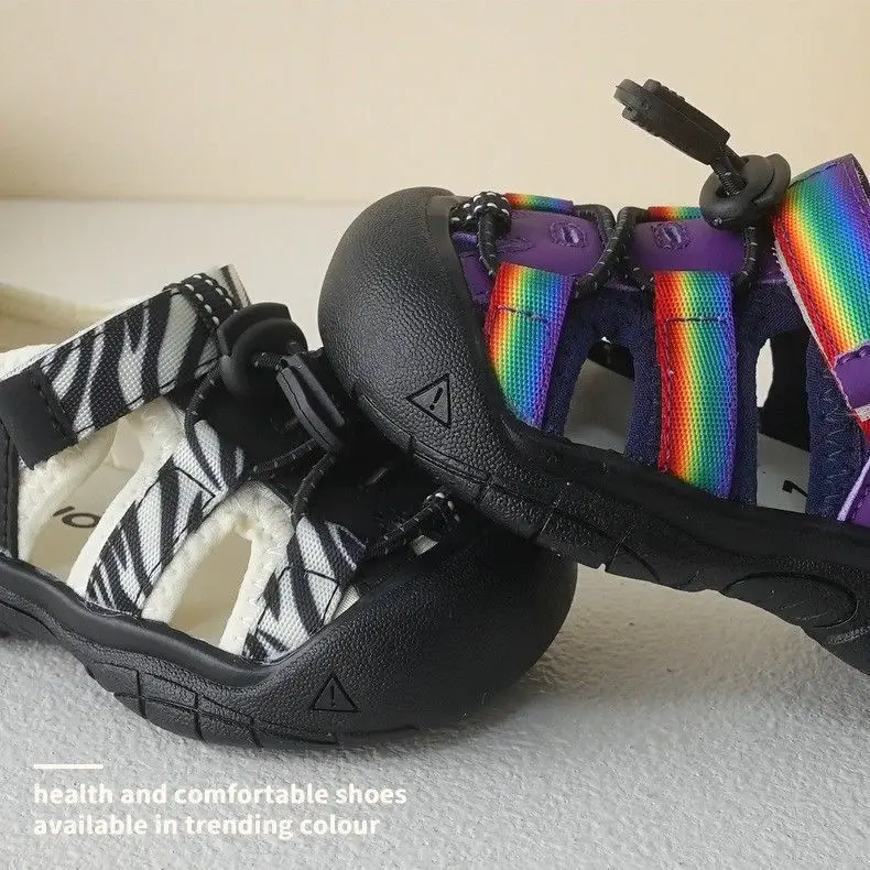Summer New Boys Baotou Hollow Sandals Breathable Children Beach Shoes — feature 4
