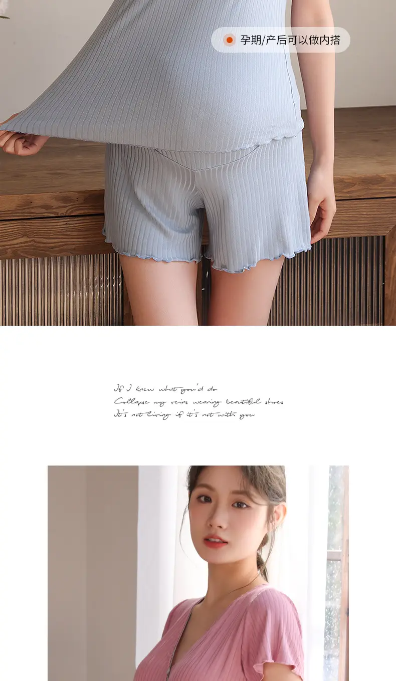 Grey Soft Sleep Top with Chest Pad for Pregnant Women — feature 8