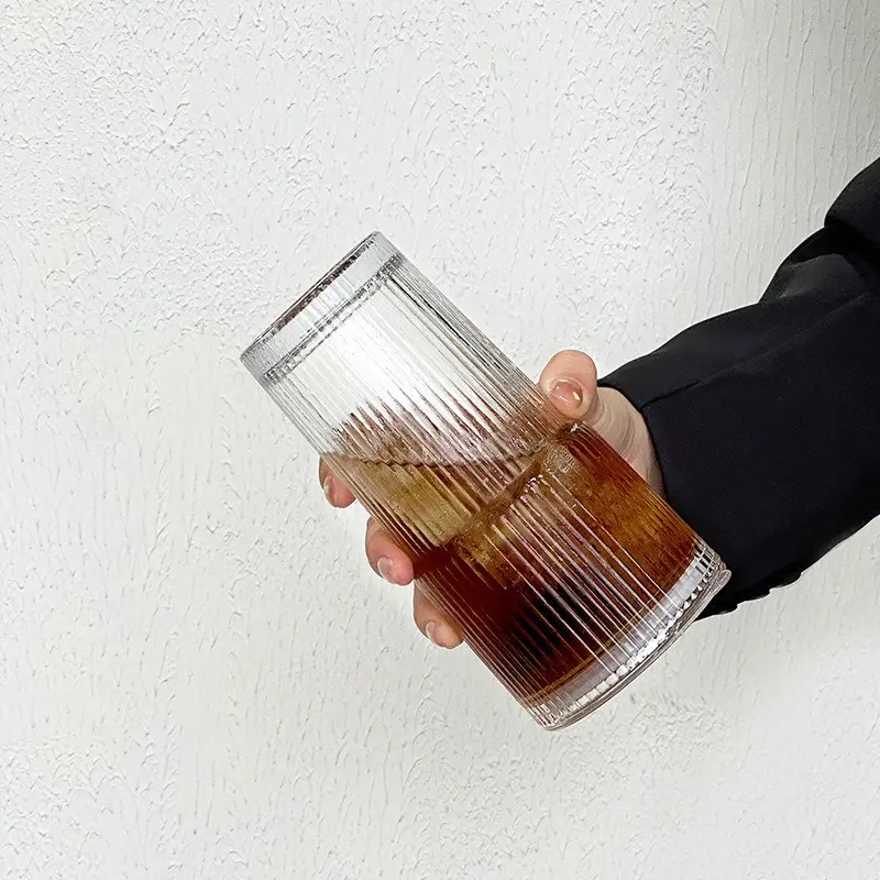 Stylish Glass Cups with Straw for Juice & Coffee - Image 4