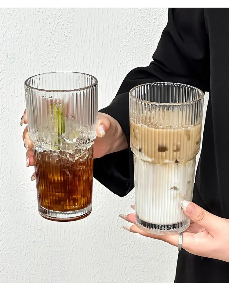 Stylish Glass Cups with Straw for Juice & Coffee — feature 3