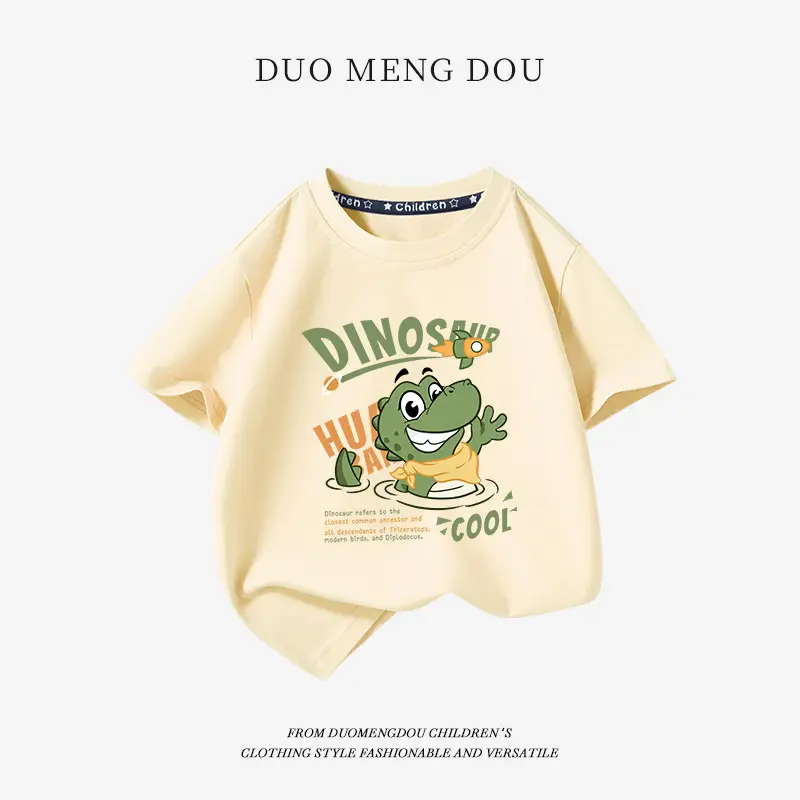 Boys Pure Cotton Blue T-Shirt 2025 Graphic Print - Image 13