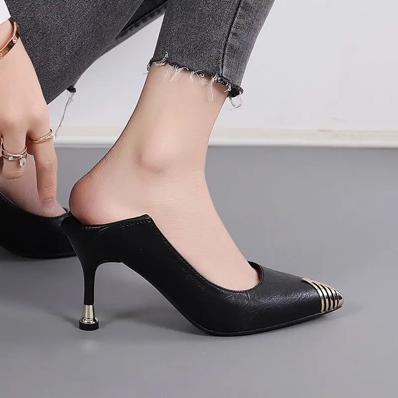 French Style Women's Beige Stiletto Heels 2026 - Image 2