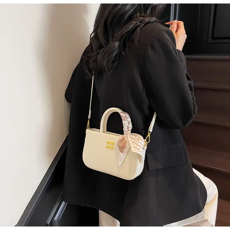 Women's Cream Miu U Shoulder Bag with Bow — feature 12