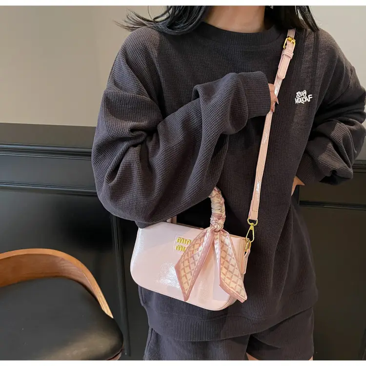 Women's Cream Miu U Shoulder Bag with Bow — feature 19