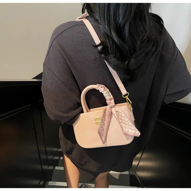 Women's Cream Miu U Shoulder Bag with Bow — feature 21