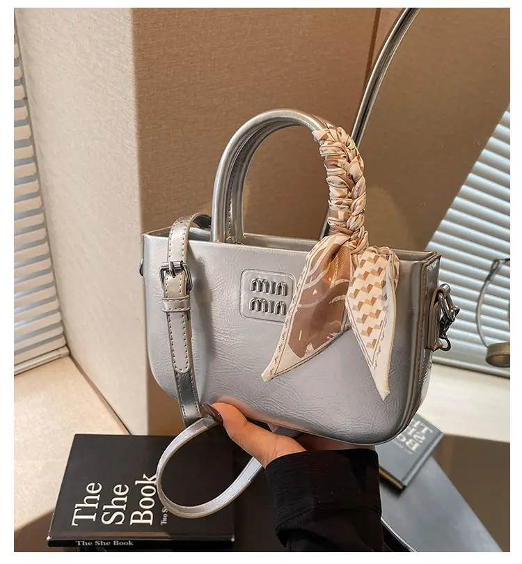 Women's Cream Miu U Shoulder Bag with Bow — feature 3
