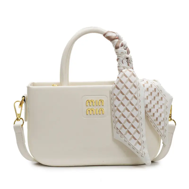 Women's Cream Miu U Shoulder Bag with Bow - Image 4