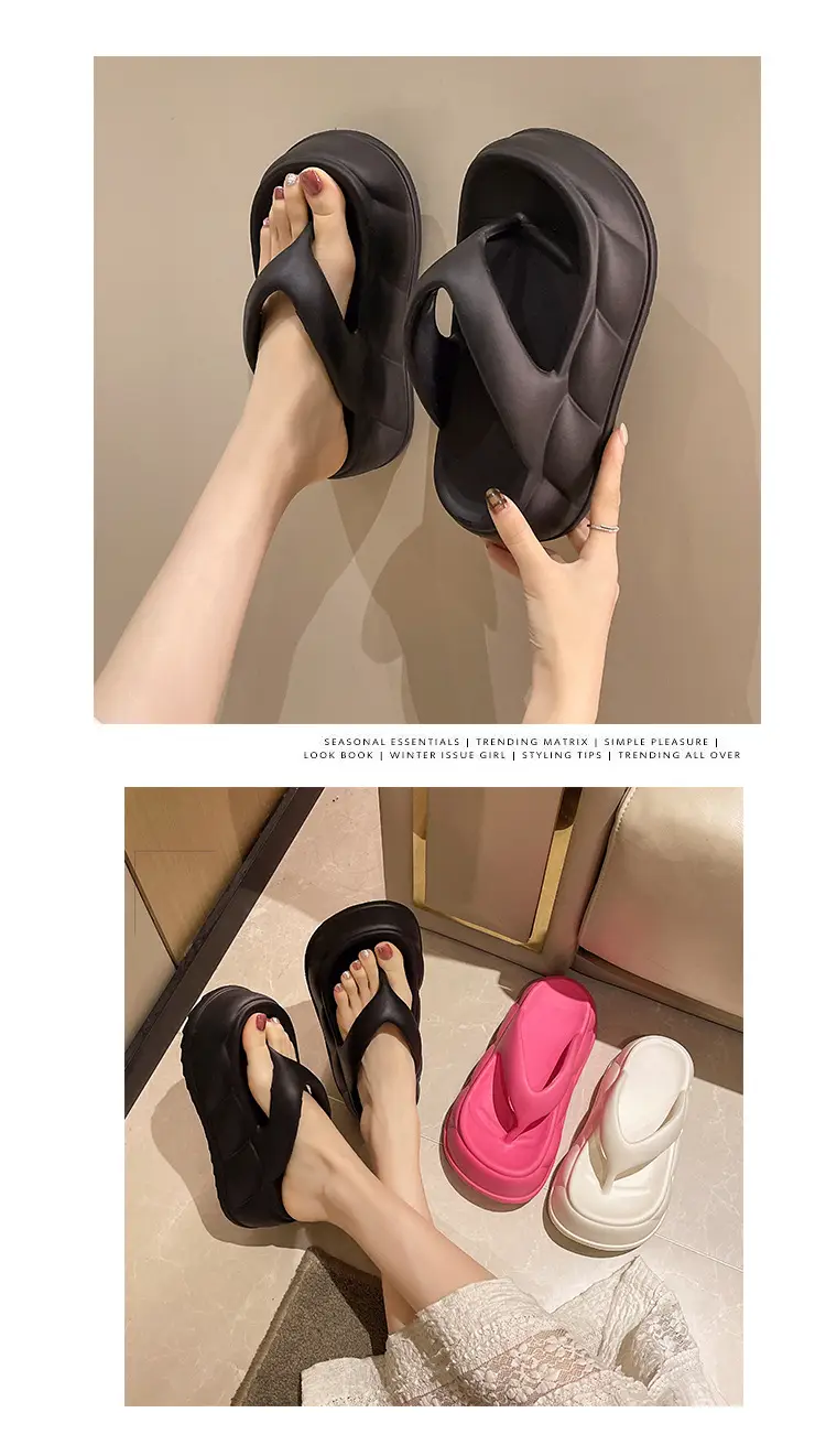 Women's 2025 EVA Flip Flops Thick Sandals Summer â feature 5