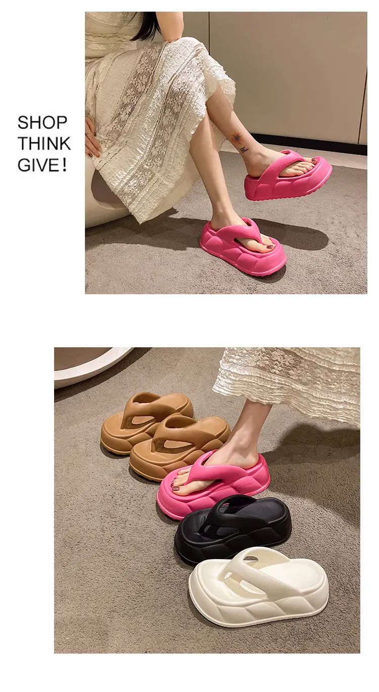 Women's 2025 EVA Flip Flops Thick Sandals Summer â feature 7