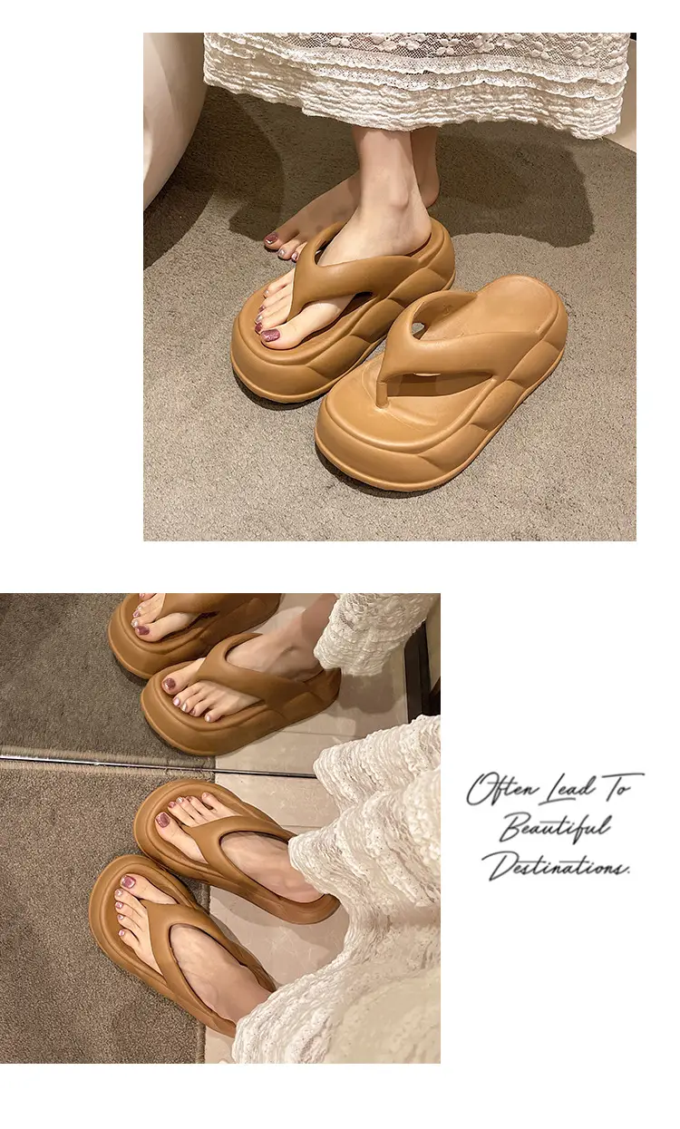 Women's 2025 EVA Flip Flops Thick Sandals Summer â feature 9