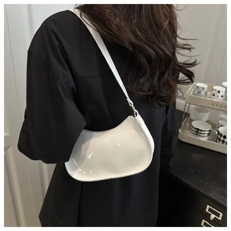 Glossy Orange Shoulder Bag for Women 2025 Spring New — feature 13