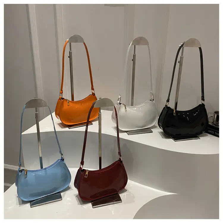 Glossy Orange Shoulder Bag for Women 2025 Spring New — feature 25