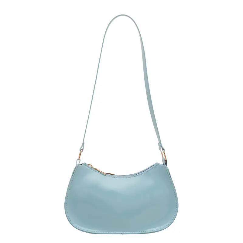 Glossy Orange Shoulder Bag for Women 2025 Spring New - Image 4