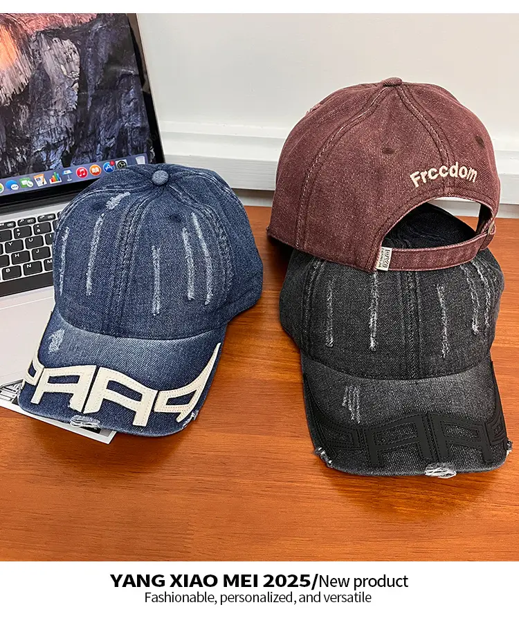 Vintage Denim Baseball Cap for Men Women New Style — feature 11