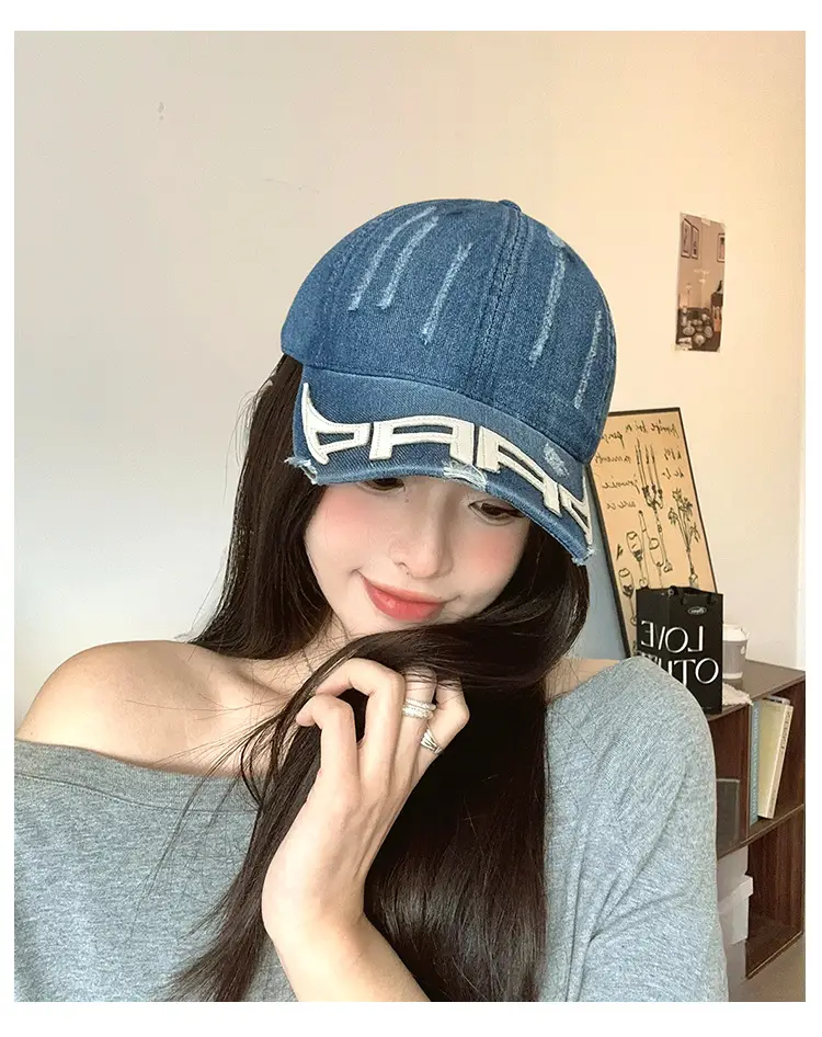 Vintage Denim Baseball Cap for Men Women New Style — feature 3