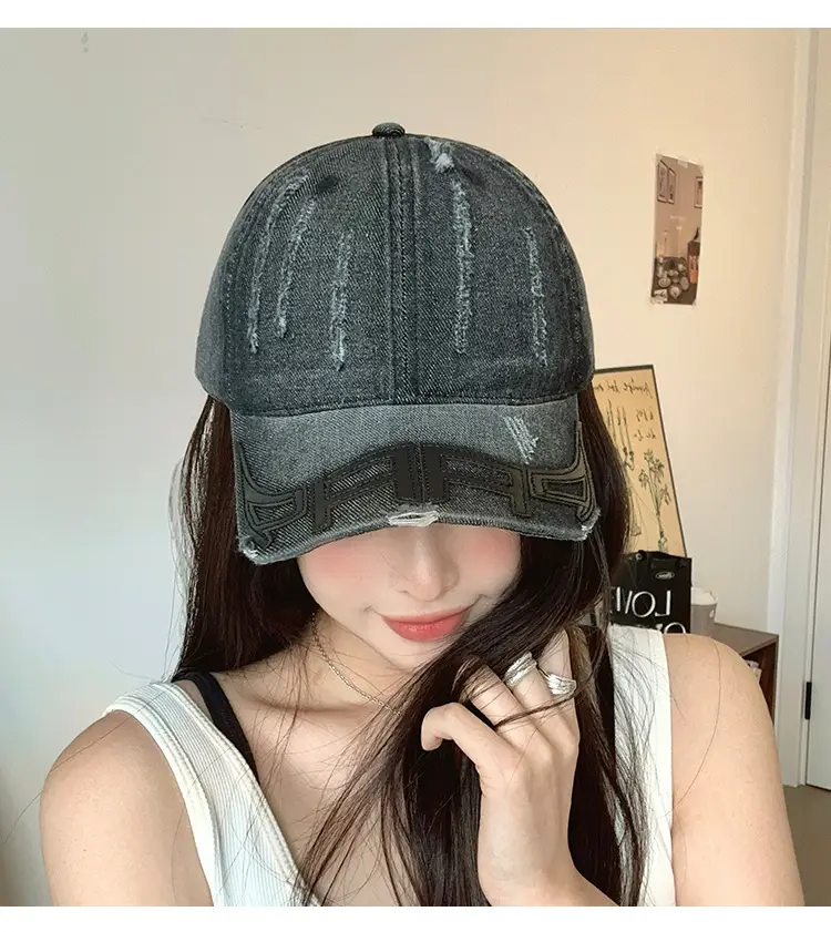 Vintage Denim Baseball Cap for Men Women New Style — feature 7