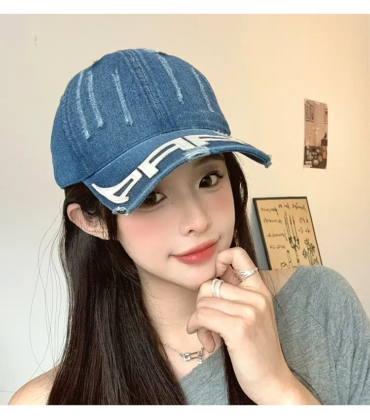 Vintage Denim Baseball Cap for Men Women New Style — feature 9